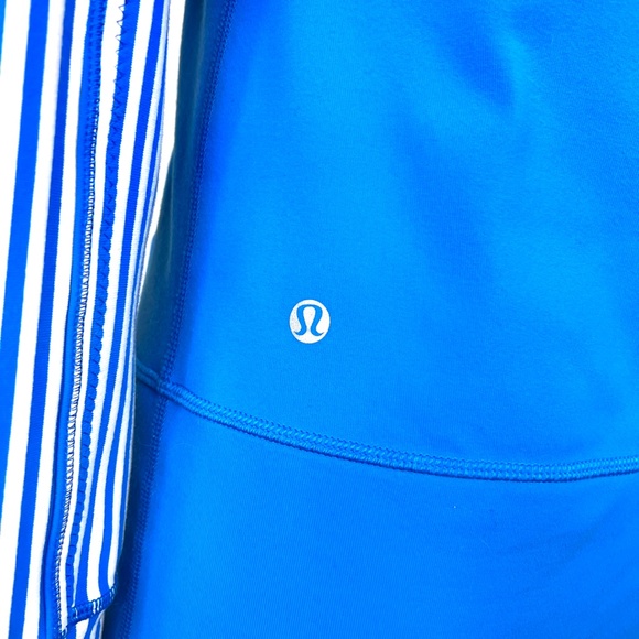 🚫SOLD! 💙Like New |•LULULEMON•| Beaming Blue Daily Yoga Full Zip Jacket💙 - Picture 7 of 16